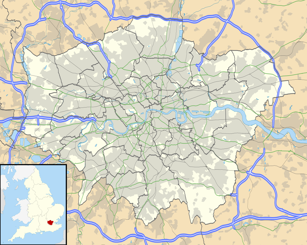 List of churches in London is located in Greater London