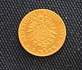 Moneda de oro (Goldmünze) de 5 Mark