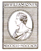 Logo of the Asiatic Society of Bengal in 1905 depicting Sir William Jones