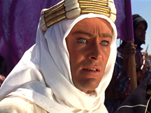 Peter O'Toole from the trailer for the film Lawrence of Arabia