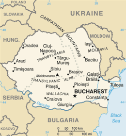 Romania - Mappa