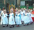 Posener Bambergers, tijdens een processie in Jeżyce / Jersitz