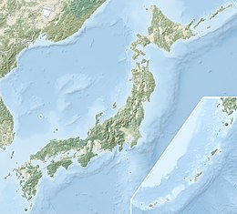 Động đất ngoài khơi Fukushima 2021 trên bản đồ Nhật Bản
