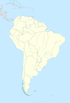 リオデジャネイロの位置（南アメリカ内）