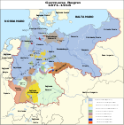 Mapo de la Germana Imperiestra Regno