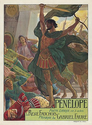 Poster for the première of Pénélope