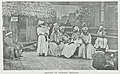 Group portrait of Creole women wearing Koto