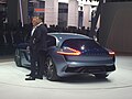 Borgward CEO Ulrich Walker (left) and Chief Designer Anders Warming (right) present the Isabella concept at the Frankfurt Motor Show 2017.