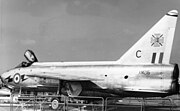 ライトニング　F.1A（XM215）。第111飛行隊の所属機（1961年の撮影）