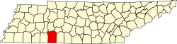 Koartn vo Wayne County innahoib vo Tennessee