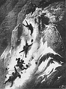 Kecelakaan fatal pada pendakian pertama Matterhorn tahun 1865