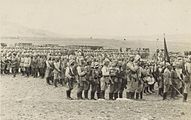 Ottoman forces preparation for the attack on the Suez Canal, 1914.