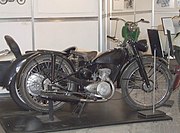 Sokół 125 motorcycle, made in Poland between 1947 and 1950