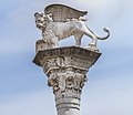 Particolare del leone marciano della Piazza dei Signori a Vicenza