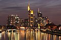 Image 18 Frankfurt Image credit: Nicolas17 The night skyline of Frankfurt, showing the Commerzbank Tower (centre) and the Maintower (right of centre). Frankfurt is the fifth-largest city in Germany, and the surrounding Frankfurt Rhein-Main Region is Germany's second-largest metropolitan area.