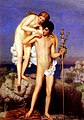 Image 31A nineteenth-century painting by the Swiss-French painter Marc Gabriel Charles Gleyre depicting a scene from Longus's Daphnis and Chloe (from Romance novel)