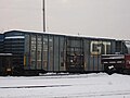 GTW boxcar at Maréchal Joffre carload centre in Charny, Quebec. date taken January 26, 2011