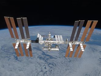 Ο Διεθνής Διαστημικός Σταθμός τον Μάρτιο του 2009.