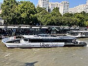 Uber Boat by Thames Clippers on River Thames, London