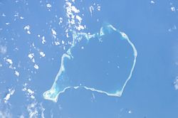 Funafuti atola satelītuzņēmums