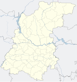 Vyksa is located in Nizjegorod oblast