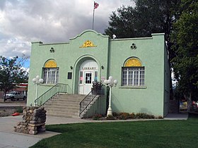ספרייה עירונית, מונרו, יוטה (1934)