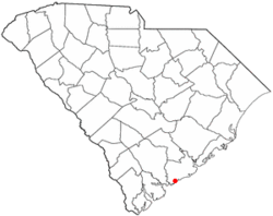 Location of Seabrook Island in South Carolina