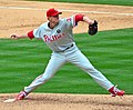 Image 16In May 2010, the Philadelphia Phillies' Roy Halladay pitched the 20th major league perfect game. That October, he pitched only the second no-hitter in MLB postseason history. (from History of baseball)