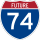 Future Interstate 74 marker