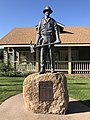 Mogollon Rim National Firefighter Memorial - Rim Country Museum - Payson, Arizona. Tambarin ya lissafa ranakun, gobara da sunayen ma’aikatan kashe gobara da suka halaka