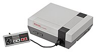 Nintendo Entertainment System konzola.