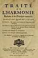 Traktato pri harmonio de Jean-Philippe Rameau