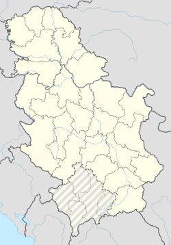 Cvetojevac is located in Serbia