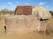 Споменик у Националном парку Кругер, Јужна Африка