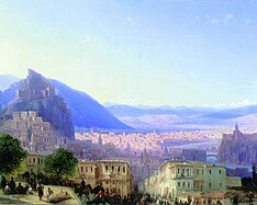 Cảnh Tbilisi nhìn từ Seid-Abaz (1868)