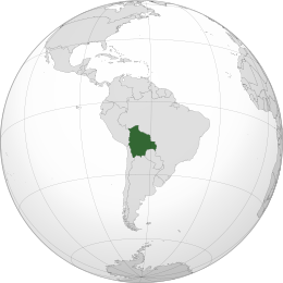 Bolivia - Localizzazione