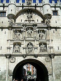 Arco de Santa María (Burgos), de Juan de Vallejo y Francisco de Colonia (1536-1553).