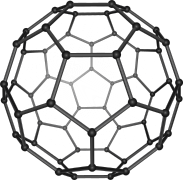 Buckminsterfullerene C60: Richard Smalley and colleagues synthesised the fullerene molecule in 1985.