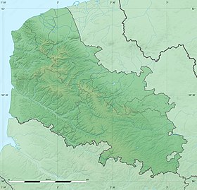 Vêde dessus la mapa topografica du Pâs-de-Calès