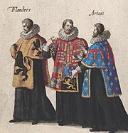 Heraldic tabards worn at the funeral of Albert VII, Archduke of Austria, in Brussels in 1622