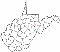 Vị trí của Elkins, West Virginia