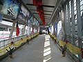 An inside view of the skyway to Shalun Station