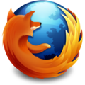 Логотип, що використовувався в Firefox 3.5 – 22.0 з 30 червня 2009 по 5 серпня 2013