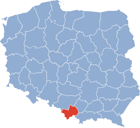 Localisation de Voïvodie de Bielsko-Biała
