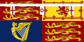 Vlajka princezny Alžběty (1944–1952) Poměr stran: 1:2