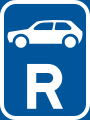 Reserved for motorcars