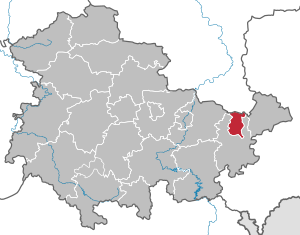 Li position de Gera in Thuringia