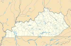 Лангдон-Плейс. Карта розташування: Кентуккі