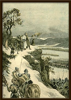 Adolf Liebscher: Obklíčené vojsko Matyáše Korvína u Vilémova