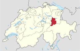 Canton Glarona – Localizzazione